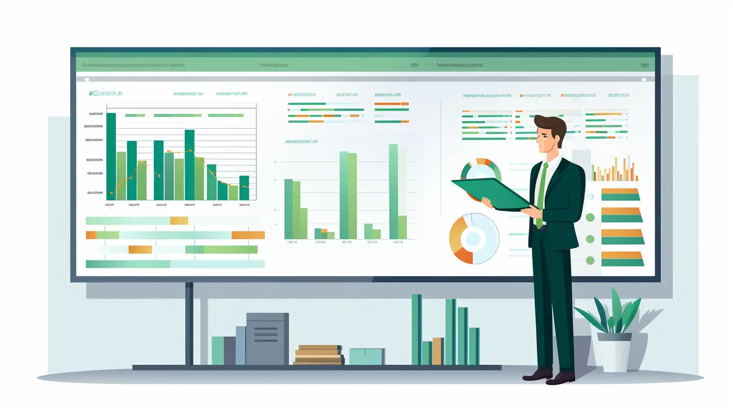 a person analyzing data