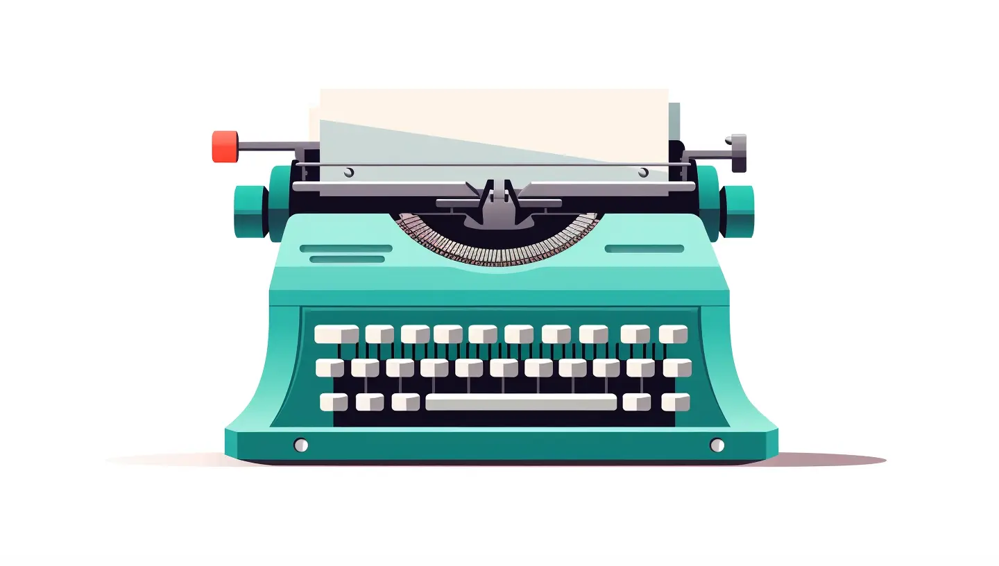 old typewriter