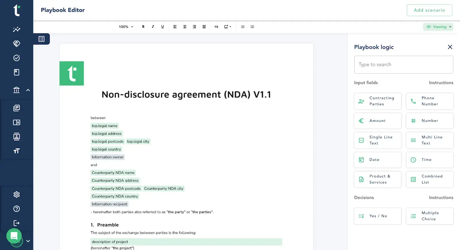 top.legal contract software